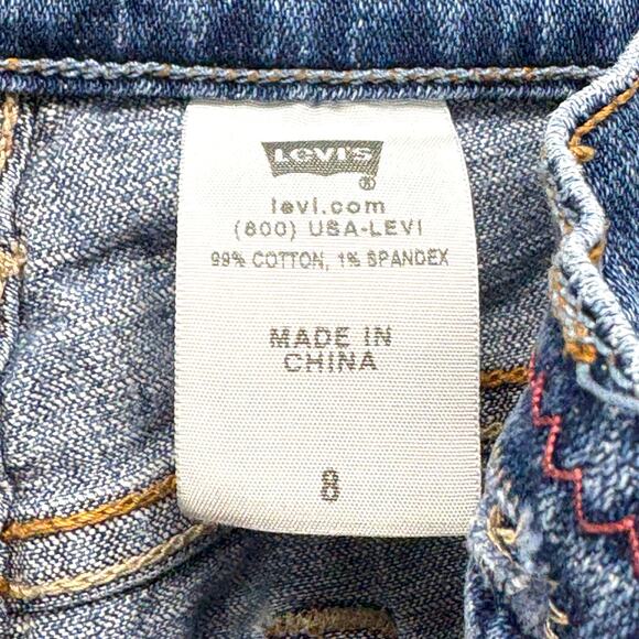 Levi's Jeans 515 Straight Leg Stitched Pockets 2013 Women's Size 10 or 30 32 - Picture 5 of 6